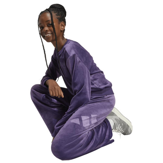 Adidas Παιδικό παντελόνι φόρμας Essentials Holiday Wide-Leg Pants
